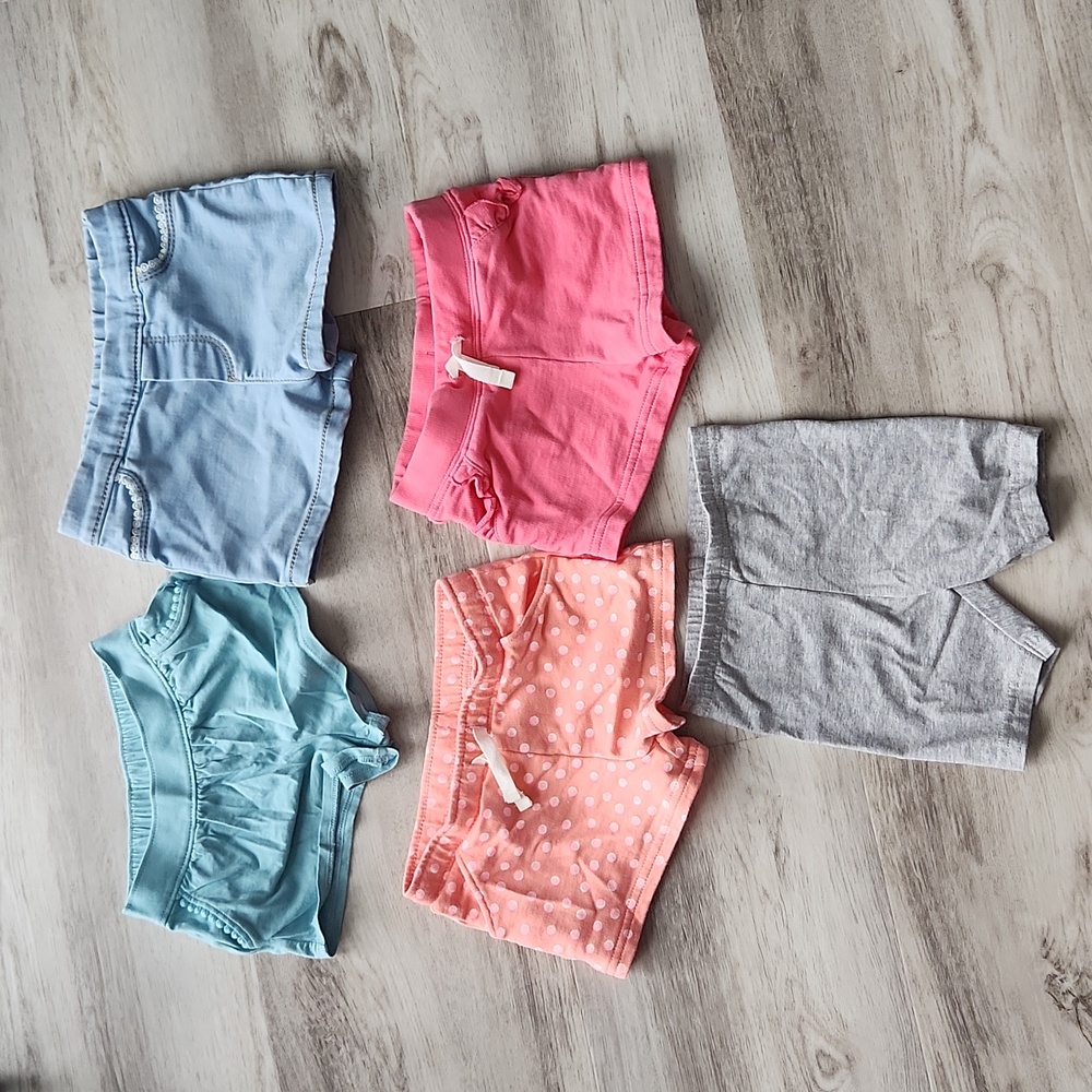 Carter's Toddler Girl's Shorts Bundle